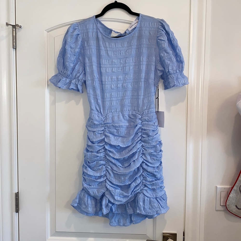 Light-blue dress